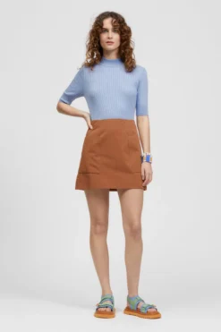 Jozani Mini Skirt Rust