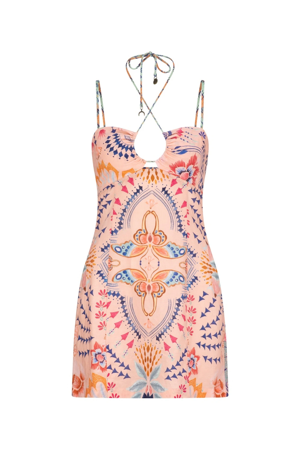 Wandering Folk Olive Mini Dress - Rosa 2 Wandering Folk Olive Mini Dress - Rosa - Image 2