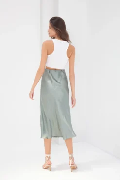 Madeline Silk Skirt - Teal -Cheap Gossavia Store BeK97cXgoWLaJ7taQDDZq KPk 58718.1706704217