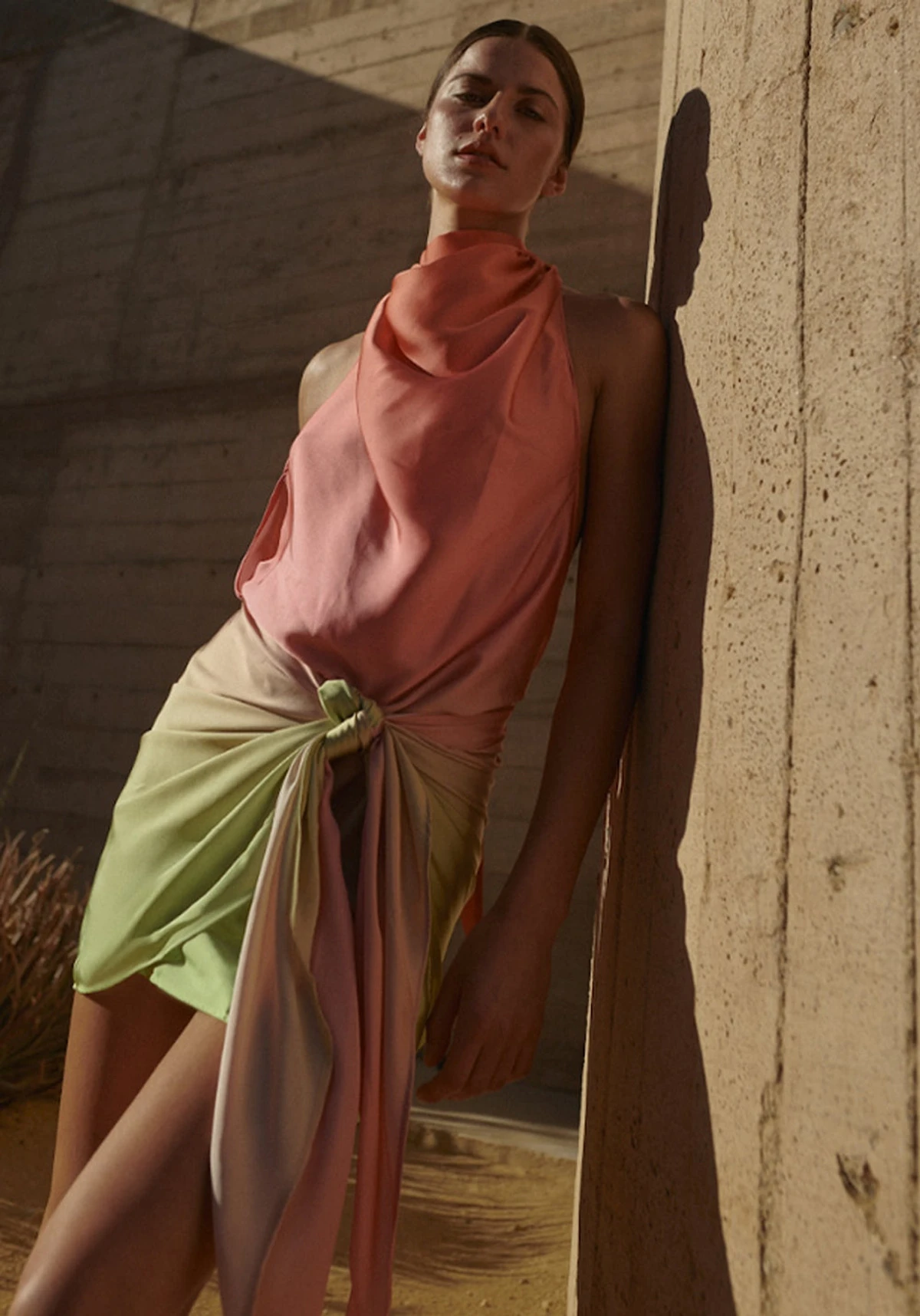 PROVIDENCIA MINI DRESS DRAGON FRUIT 2 PROVIDENCIA MINI DRESS DRAGON FRUIT - Image 2