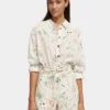 Scotch & Soda Printed Oversized Shirt - 100496646