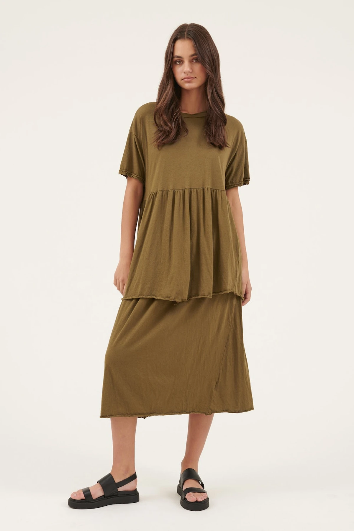 MIKU SKIRT - KHAKI - FINAL SALE 12 MIKU SKIRT - KHAKI - FINAL SALE - Image 12