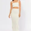 ALINA MIDI SKIRT - CREAM