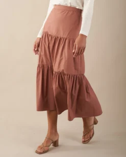 Prairie Skirt - Rosewood -Cheap Gossavia Store N0HwFNFucAQp Rfh Jj3WC07E 28577.1707219547