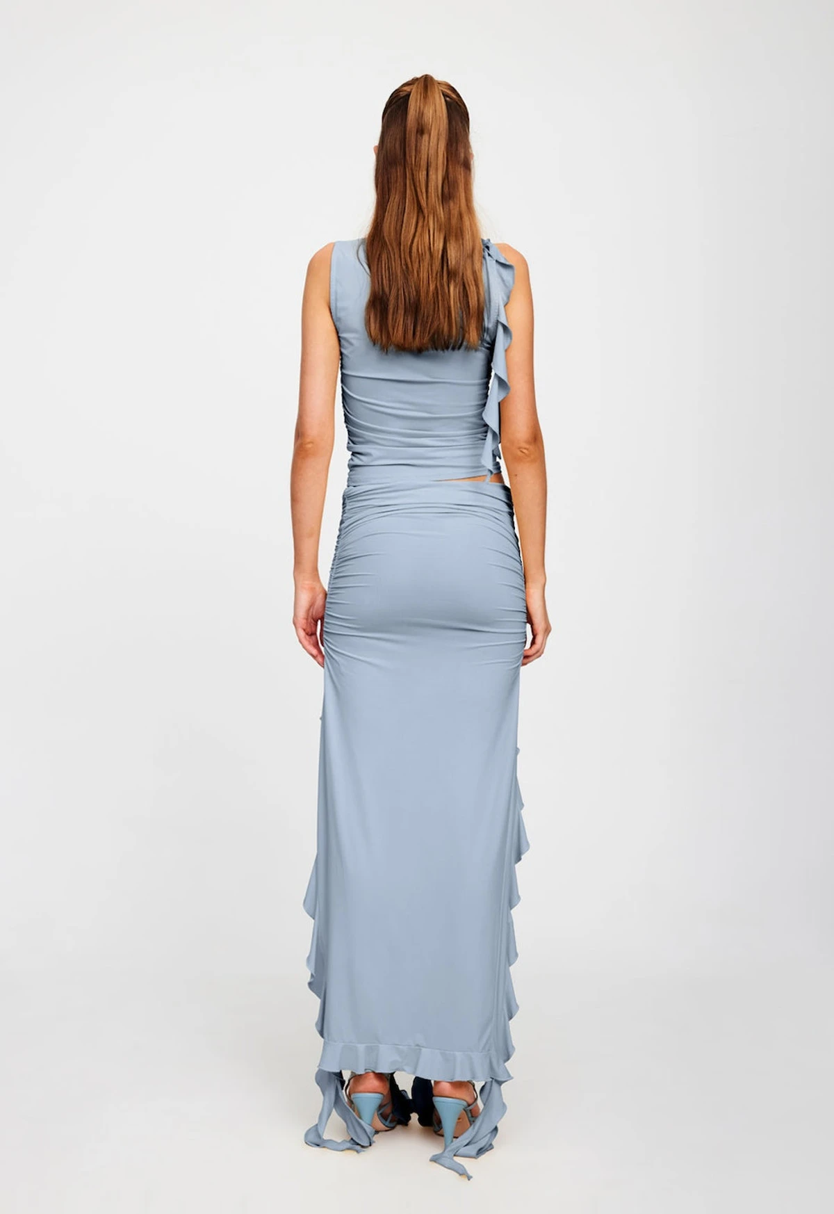 RENDEZVOUS SKIRT - BLUE 5 RENDEZVOUS SKIRT - BLUE - Image 5