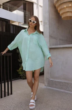 IZZY Dress Chequer Green -Cheap Gossavia Store PK3hHml0H675s si9pKvMLBtg 78305.1711106461