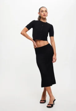PURE MIDI SKIRT - ONYX -Cheap Gossavia Store SaFA1dwiAprQPplqzD29v4qHg 00947.1711106662