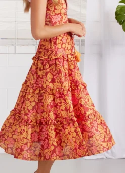 Lilou Frilled Peasant Skirt PEONIA -Cheap Gossavia Store TLXOvTQUgEWbmWug3zN7s0Bvo 28079.1708690956