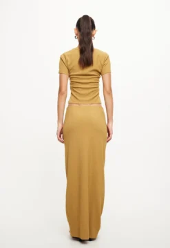 NOSTALGIC MAXI SKIRT - GOLD 11 NOSTALGIC MAXI SKIRT - GOLD -Cheap Gossavia Store ToNK9LSKFW2vClRvZYme6e8WI 71255.1711106662