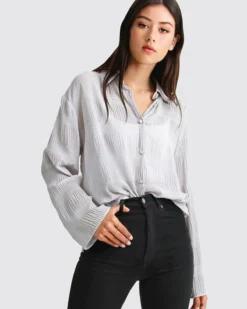 Yoko Shirred Chiffon Blouse - Grey 10 Yoko Shirred Chiffon Blouse - Grey -Cheap Gossavia Store WRj9QVE1E4CR75hnGEtYyzmmw 12535.1710933788