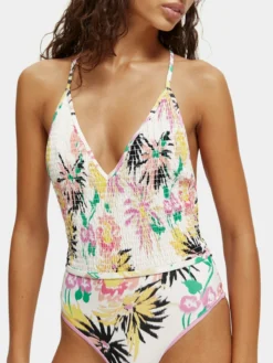 Scotch & Soda Smocked Detailed Swimsuit - 100497284 -Cheap Gossavia Store WzisQpI4H066faBl JVnNY5M 95825.1710847673