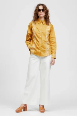 Meru Oversize Shirt Mustard