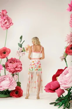 In Full Bloom Fringe Skirt -Cheap Gossavia Store Y33zk8JWv8bEmPnebPdoC YDk 20201.1710335582