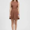 Poa Mini Skirt Brown