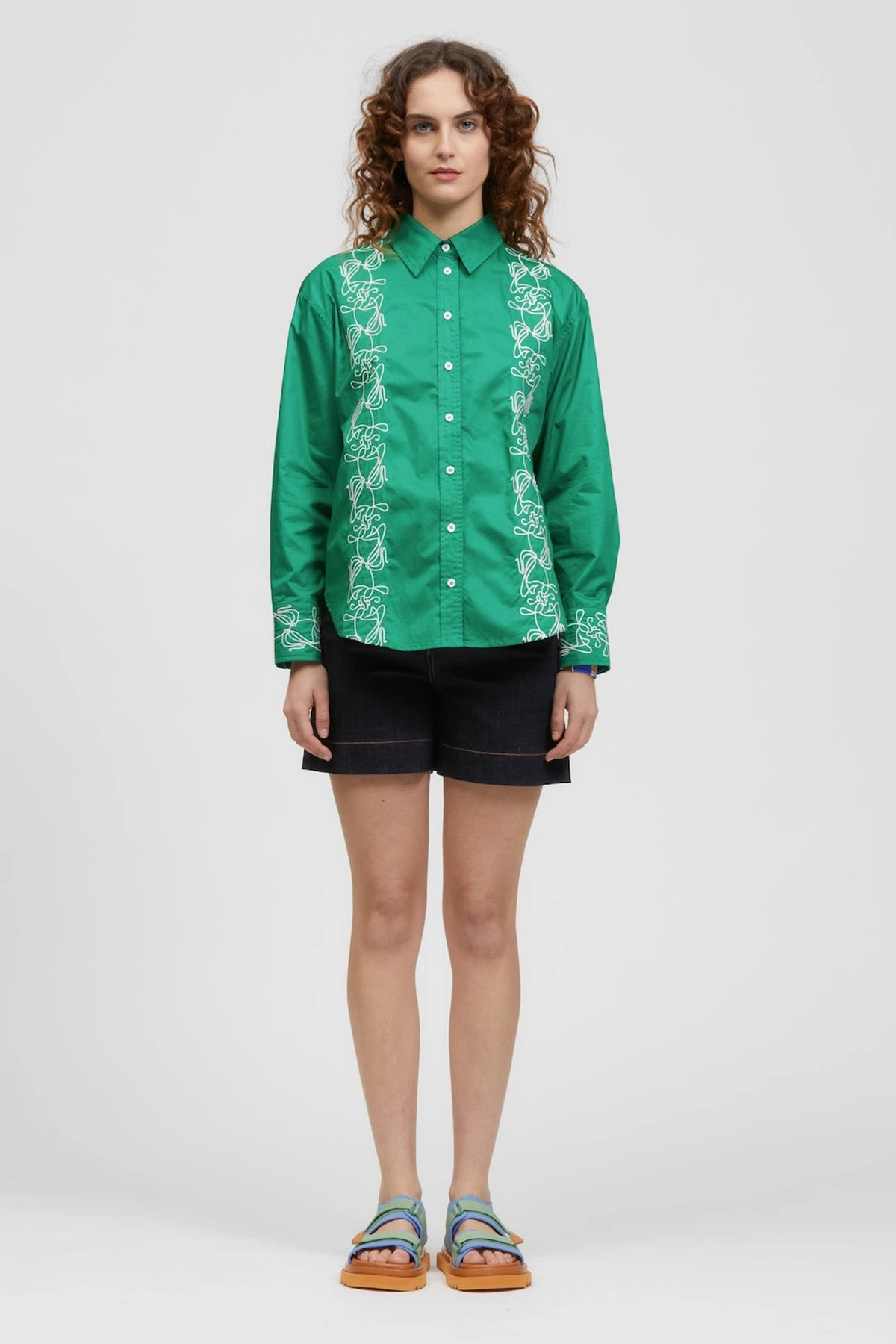 Meru Oversize Shirt Green 1 Meru Oversize Shirt Green