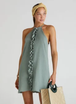 Halter Neck Dress - 100353445