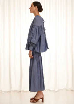 Faith Skirt - Chambray -Cheap Gossavia Store fhVFuLfCc4teheCZ34XUMorLg 17073.1704503825