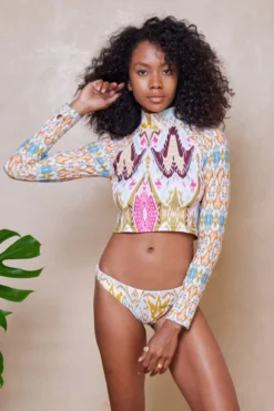 Alita Tiger Bottom Reversible - Berry Patchwork