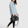 My Girl Oversized Shirt - Duck Egg Blue