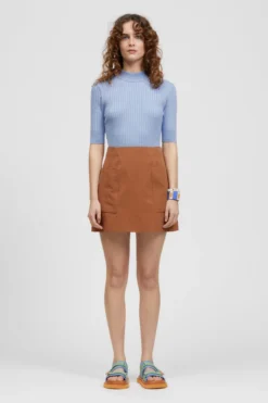 Jozani Mini Skirt Rust -Cheap Gossavia Store iGlCrg2E5 she4ZvTD8pWVQyc 47066.1710934839