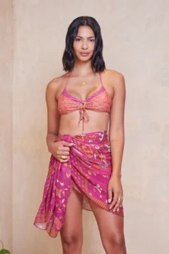 Alexandria Maisy V Neck Tri Bikini Top - Raspberry/Orange Floral -Cheap Gossavia Store jVk3nSXt7ODe96ADzn45zh8MQ 58274.1711020195