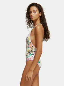 Scotch & Soda Smocked Detailed Swimsuit - 100497284 -Cheap Gossavia Store lNy 8mbCP OenCEui47kek OI 47894.1710847673
