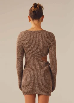 Finesse Knit Mini Dress - Cinnamon -Cheap Gossavia Store lUaSAkXsI5raRW9RzHfhT3Ias 33141.1710761336