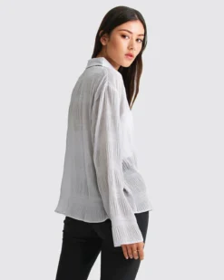 Yoko Shirred Chiffon Blouse - Grey 8 Yoko Shirred Chiffon Blouse - Grey -Cheap Gossavia Store mTeg83fD FRSijqMcPtbErqJ4 06143.1710933787