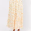 FINLEY MAXI SKIRT - ORANGE WAVE