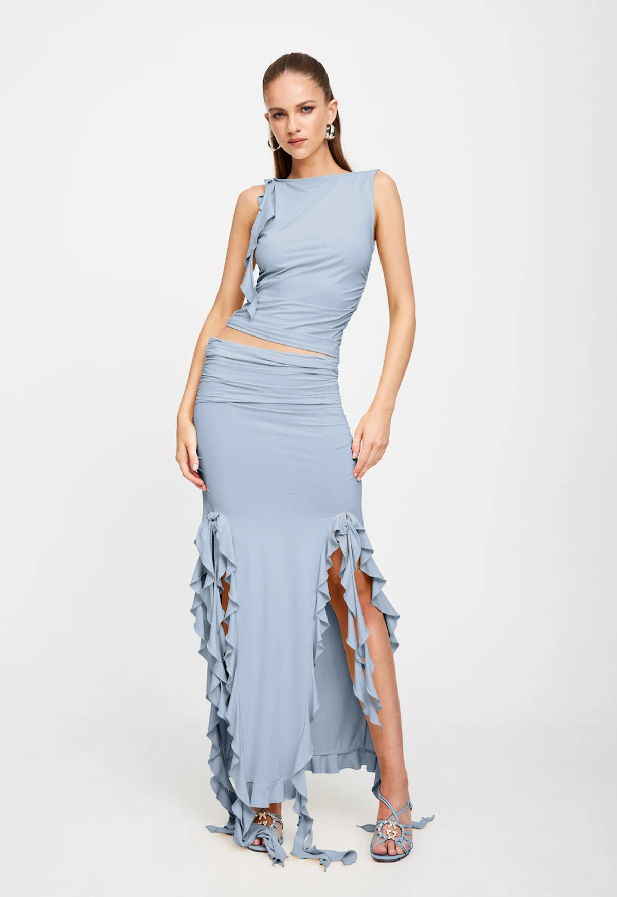 RENDEZVOUS SKIRT - BLUE 1 RENDEZVOUS SKIRT - BLUE