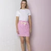 Gingham Paperbag Skirt - Pink Gingham