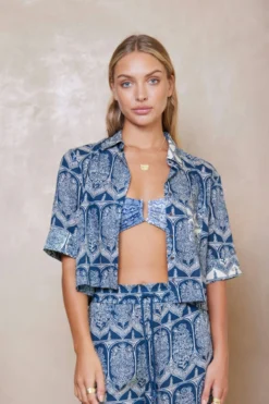 Kienna Margot Shirt - Admiral