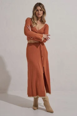 BASK KNIT SKIRT - TERRACOTTA -Cheap Gossavia Store u0fSMyR2RU7jA9ayxp1oLS Ak 19398.1710502612