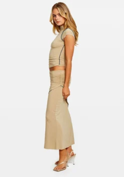 ANITA SKIRT KHAKI -Cheap Gossavia Store x 8DhS2EQH XWxpmDkmtLRrek 12613.1710335337